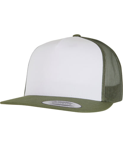 Flexfit / Yupoong Classic trucker (6006W) Olive/White/Loden