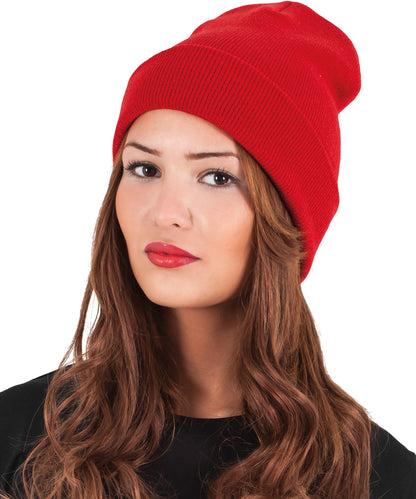 Flexfit / Yupoong Heavyweight long beanie (1501KC) Baby Pink