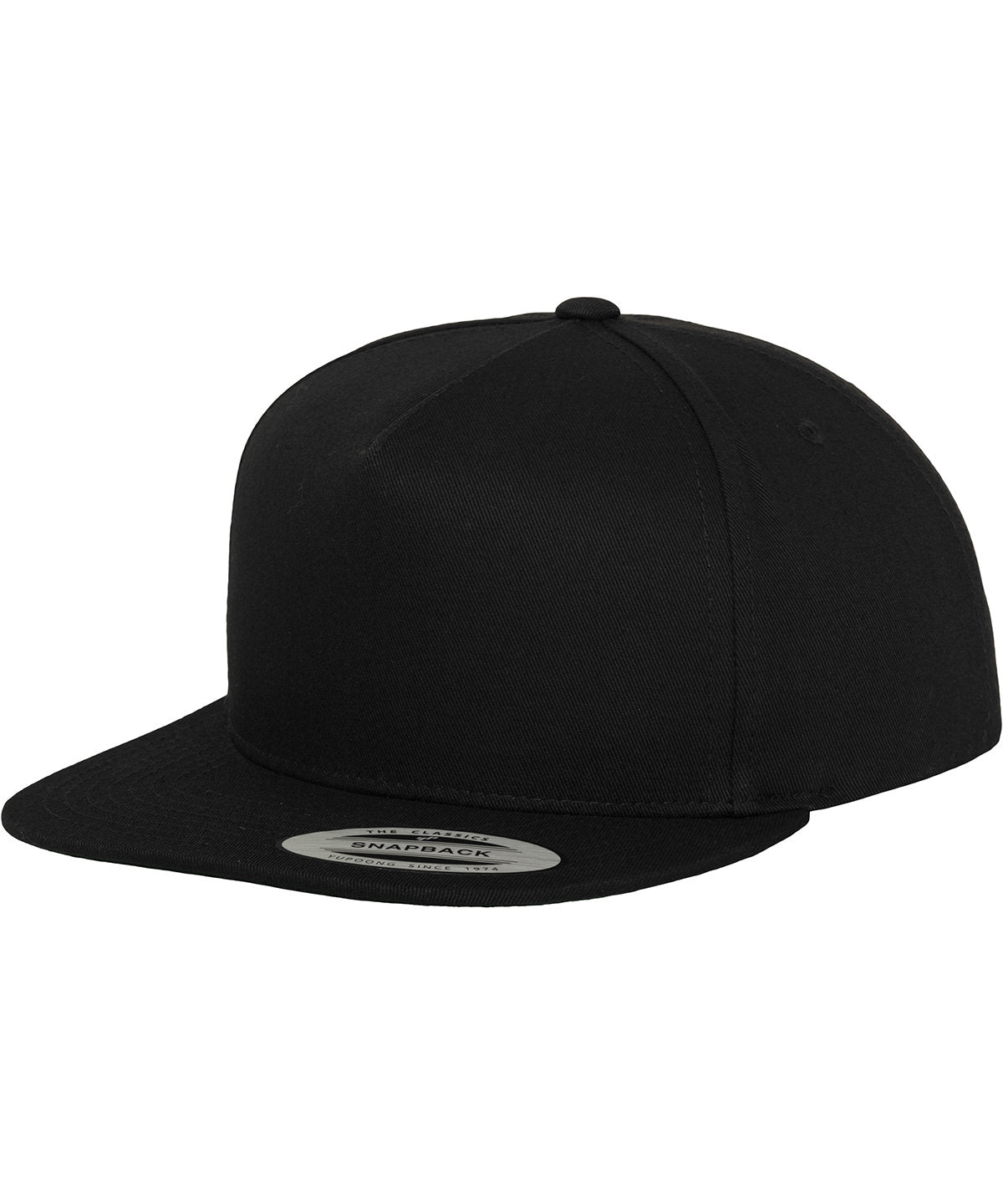 Flexfit / Yupoong Classic 5-panel snapback (6007) Black/Black