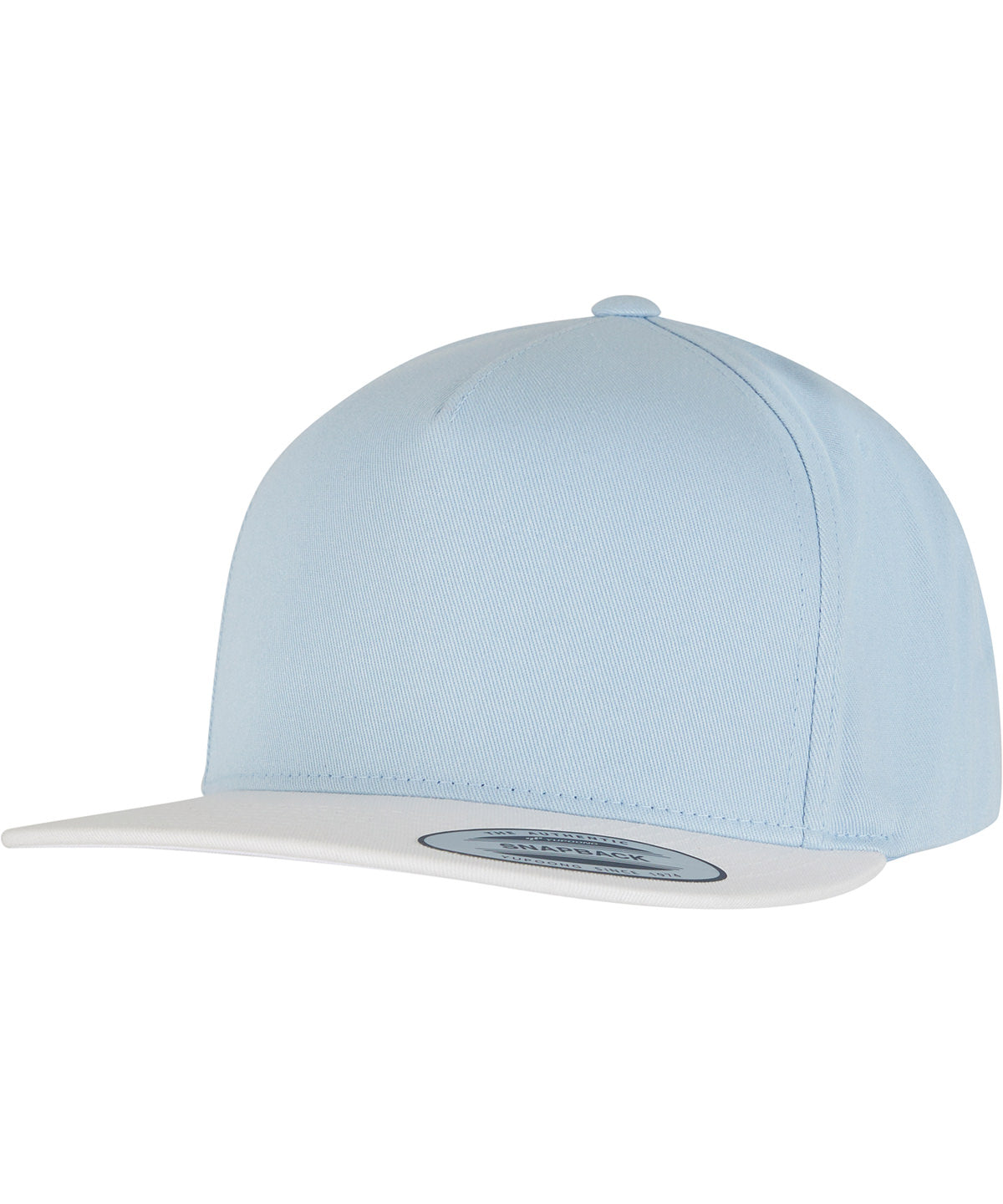 Flexfit / Yupoong Classic 5-panel snapback (6007) Light Blue/White