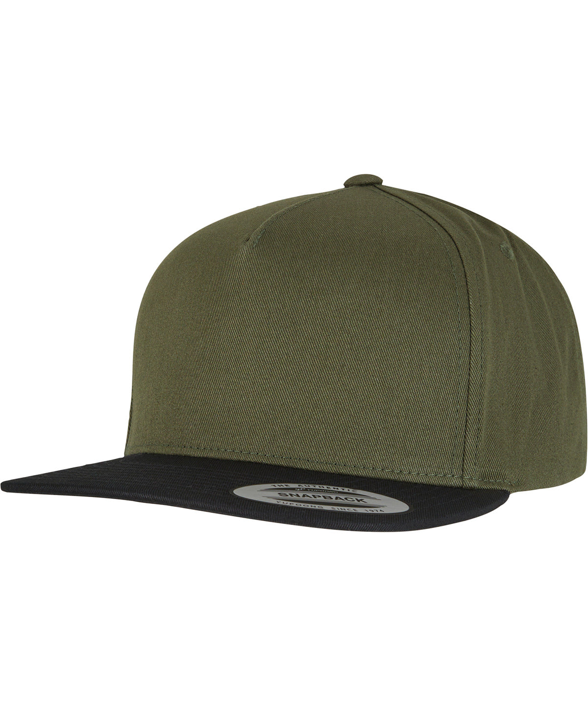 Flexfit / Yupoong Classic 5-panel snapback (6007) Olive/Black
