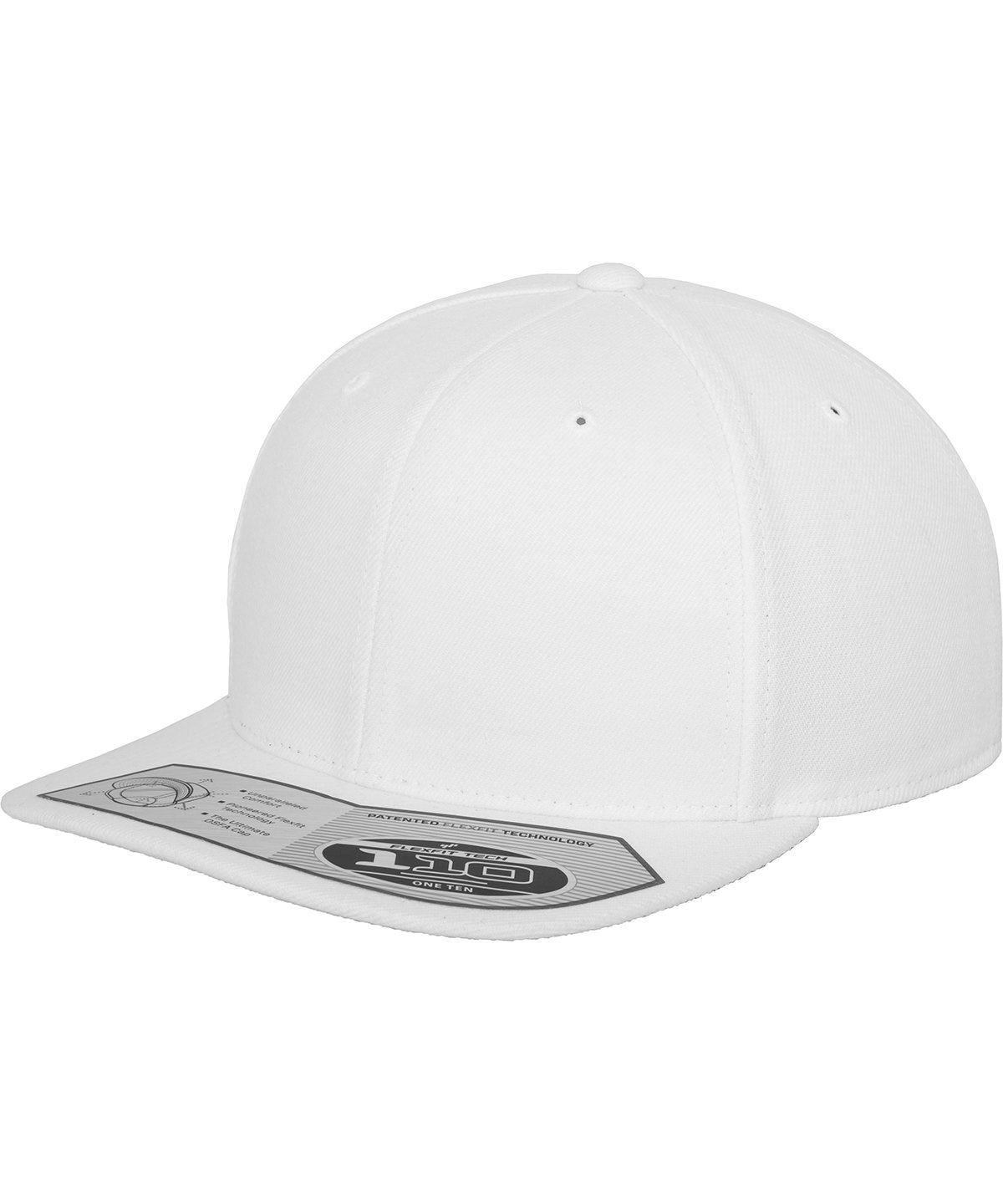 Flexfit / Yupoong 110 fitted snapback (110) White