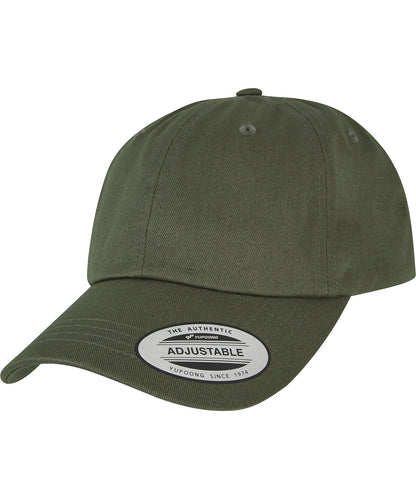 Flexfit / Yupoong Dad hat baseball strap back (6245CM) Burnt Olive