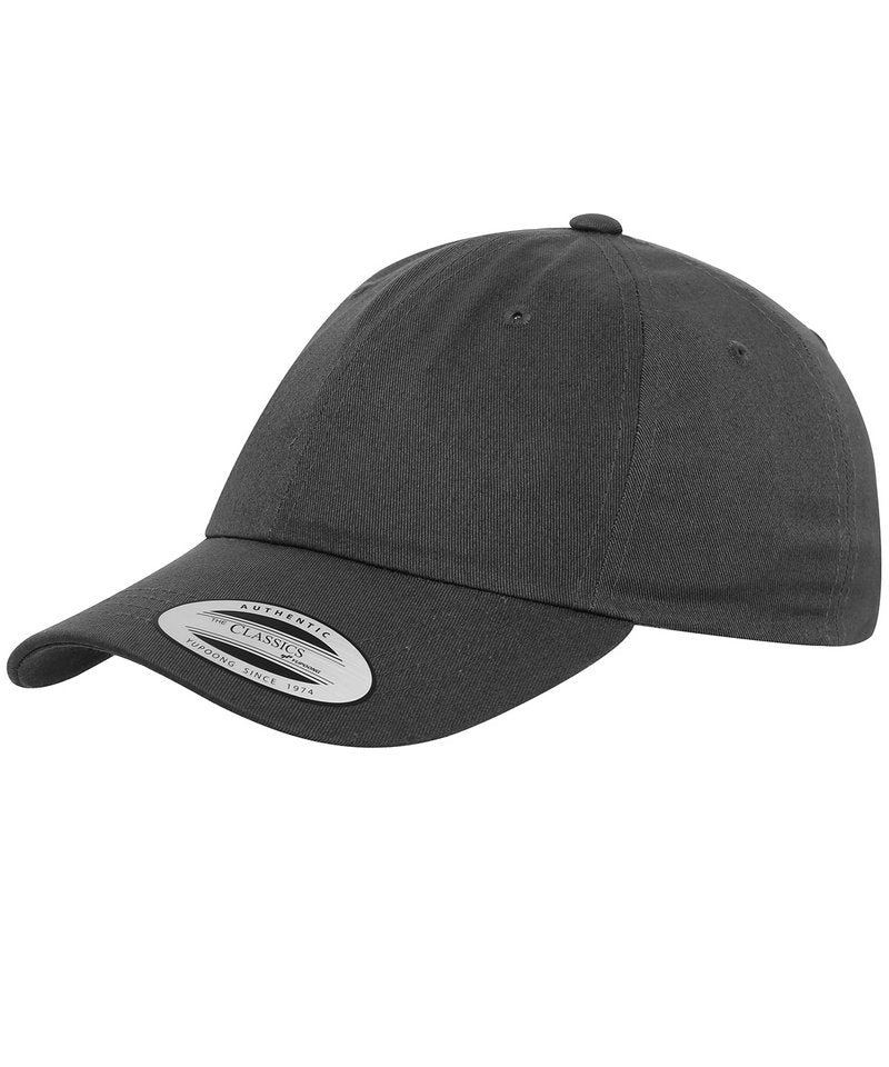 Flexfit / Yupoong Dad hat baseball strap back (6245CM) Dark Grey