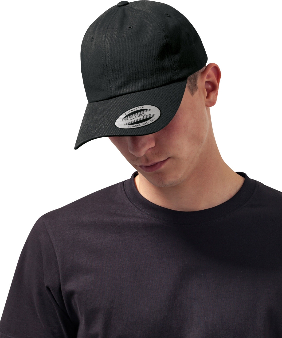 Flexfit / Yupoong Dad hat baseball strap back (6245CM) Black