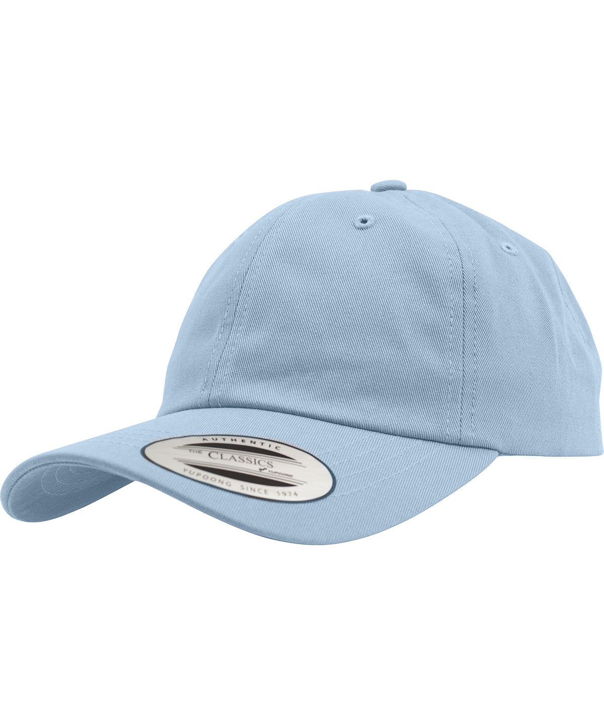 Flexfit / Yupoong Dad hat baseball strap back (6245CM) Light Blue