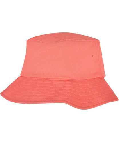 Flexfit / Yupoong Flexfit cotton twill bucket hat (5003) Spiced Coral