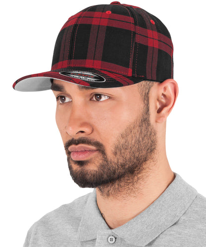 Flexfit / Yupoong Flexfit tartan plaid (6197) Black/Grey