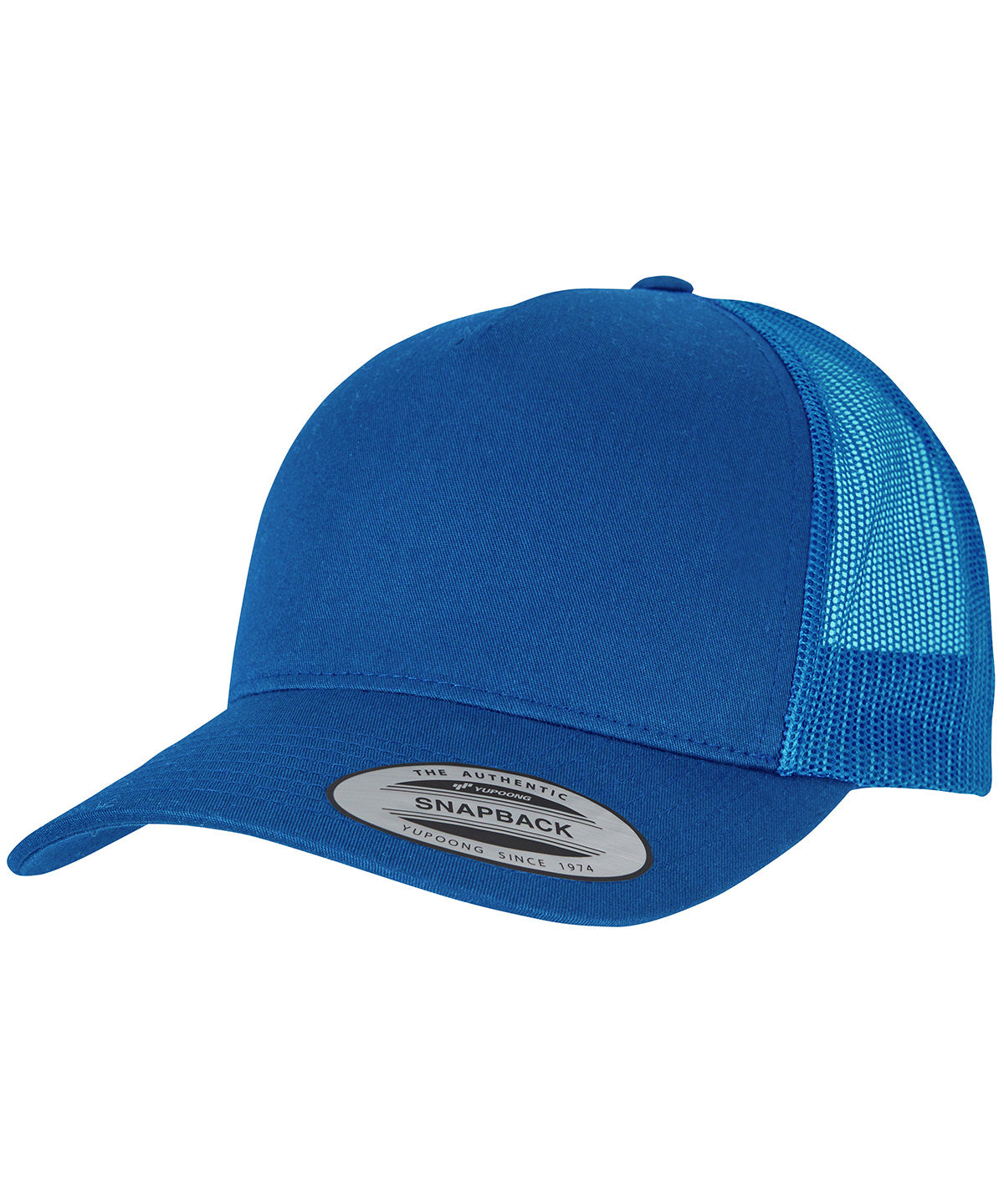Flexfit / Yupoong 5-Panel retro trucker cap (6506) Dark Cobalt/Lobl