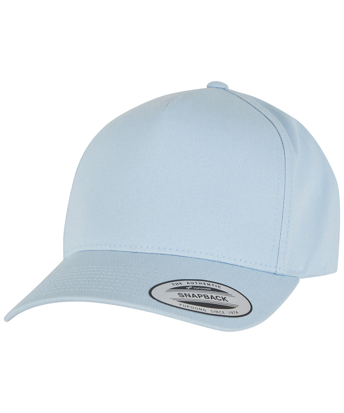 Flexfit / Yupoong 5-panel curved classic snapback (7707) Light Blue