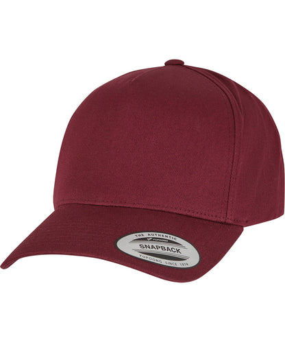 Flexfit / Yupoong 5-panel curved classic snapback (7707) Maroon