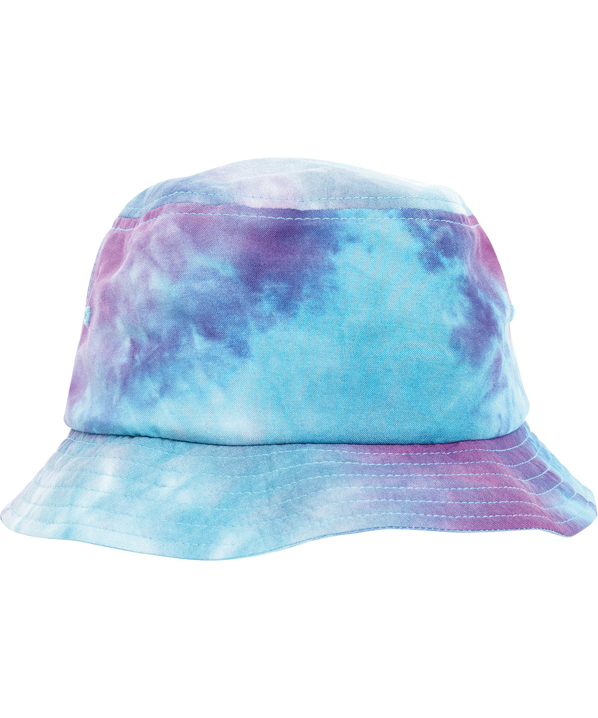 Flexfit / Yupoong Festival print bucket hat (5003TD) Purple Turquoise