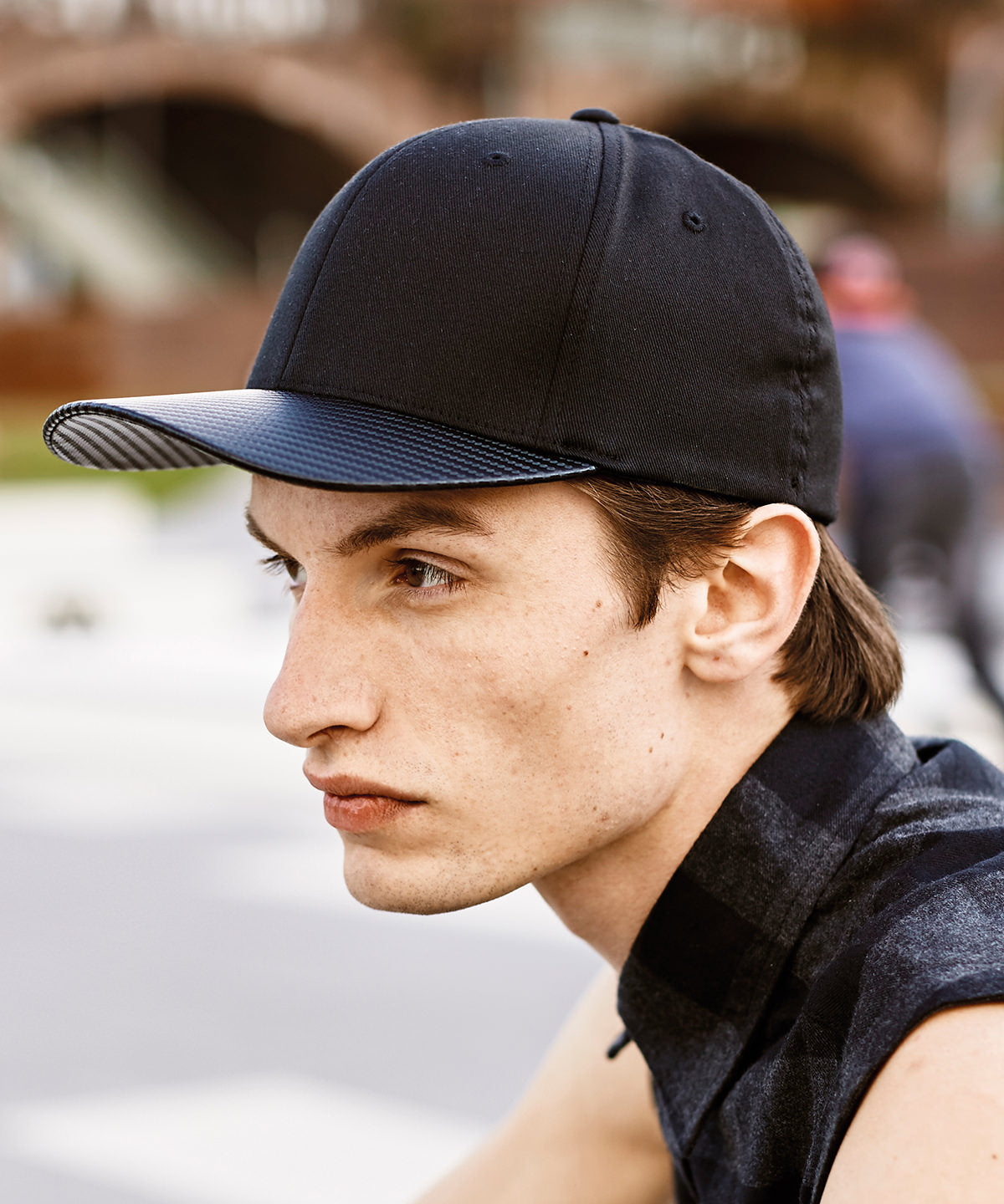 Flexfit / Yupoong Carbon snapback (6089CA) Black/Carbon