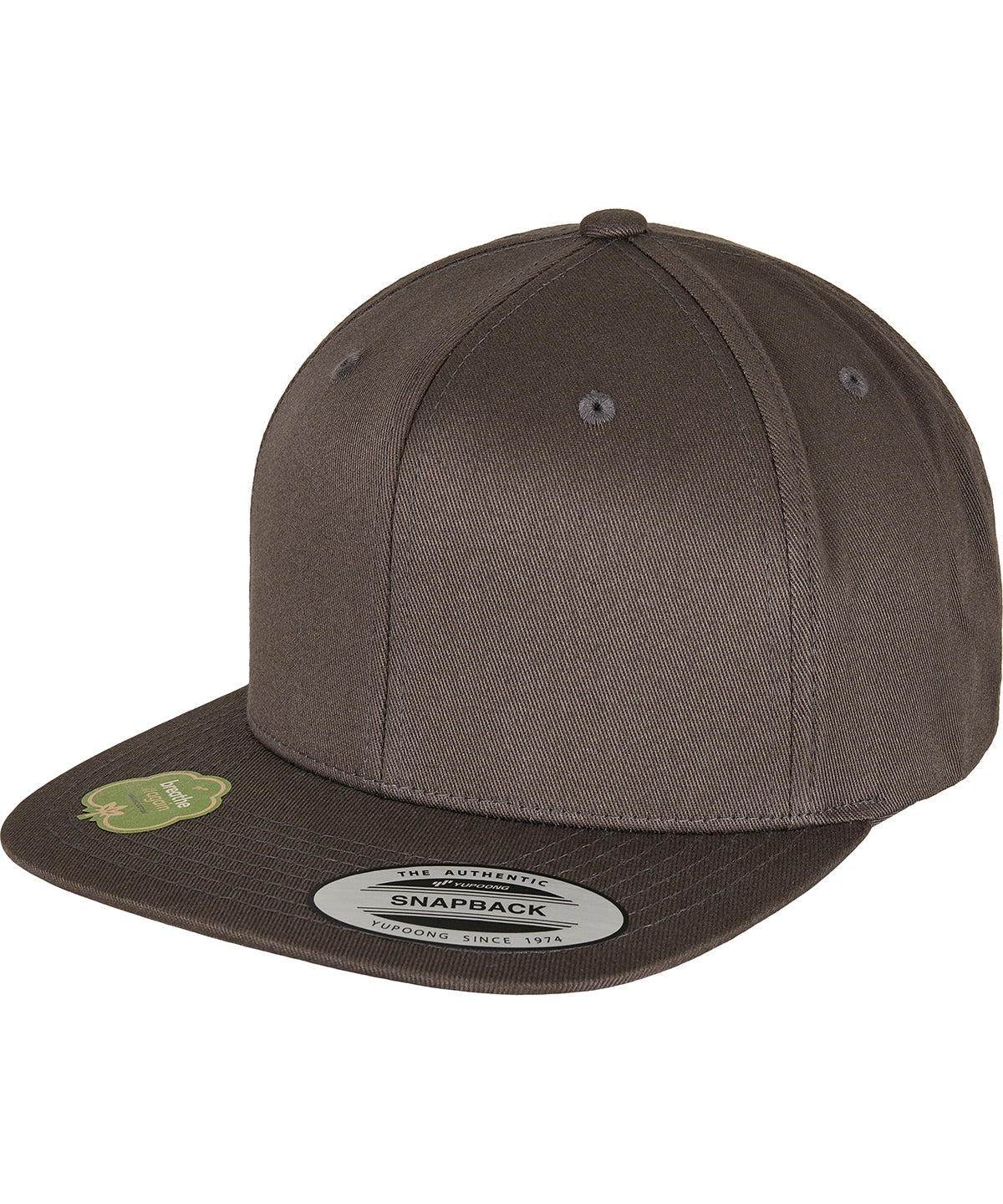 Flexfit / Yupoong Organic cotton snapback (6089OC) Dark Grey