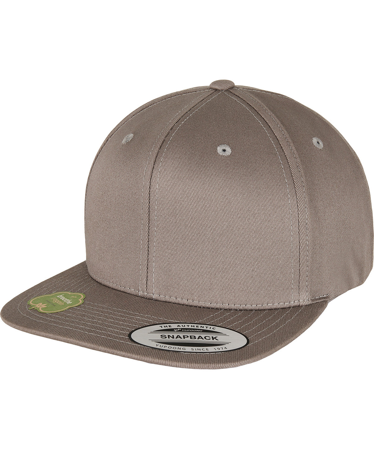 Flexfit / Yupoong Organic cotton snapback (6089OC) Pale Grey