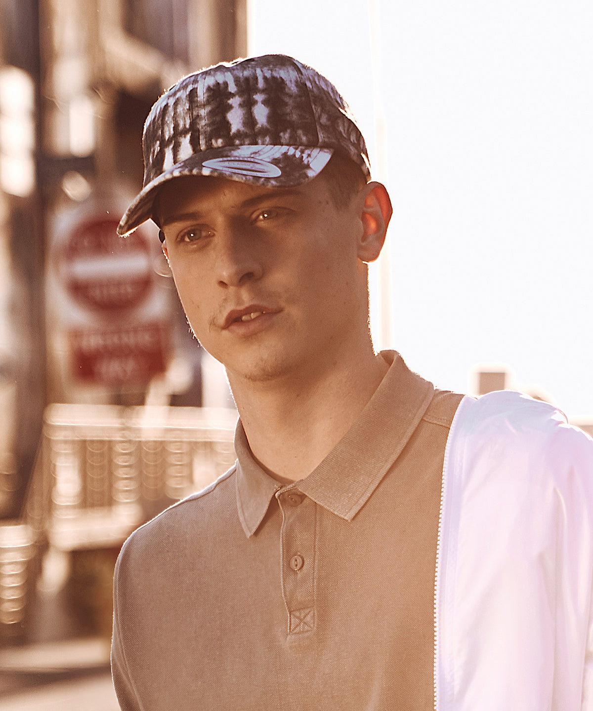 Flexfit / Yupoong Low-profile tie-dye cap (6245TD) Grey