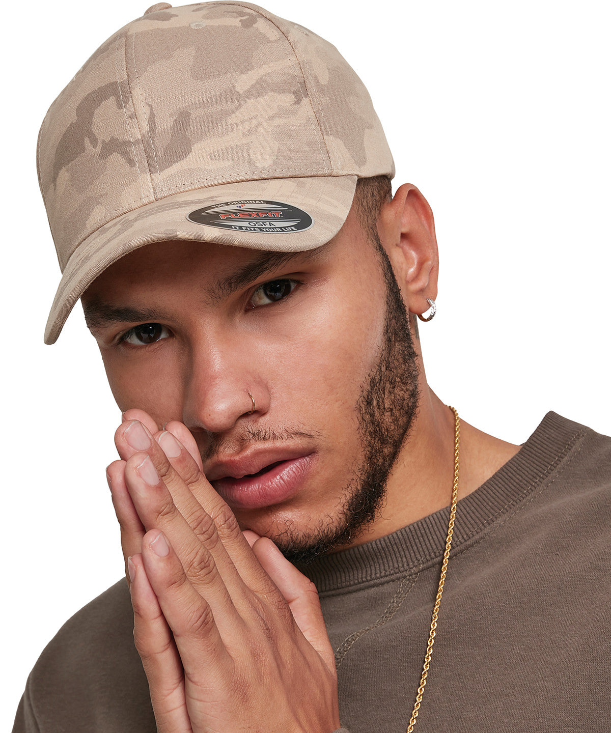 Flexfit / Yupoong Flexfit light camo (6277LC) Dark Beige Camo