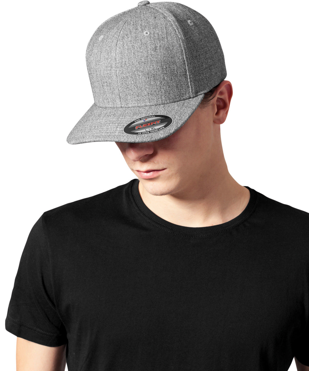 Flexfit / Yupoong Plain span Flexfit (6277PS) Heather Grey