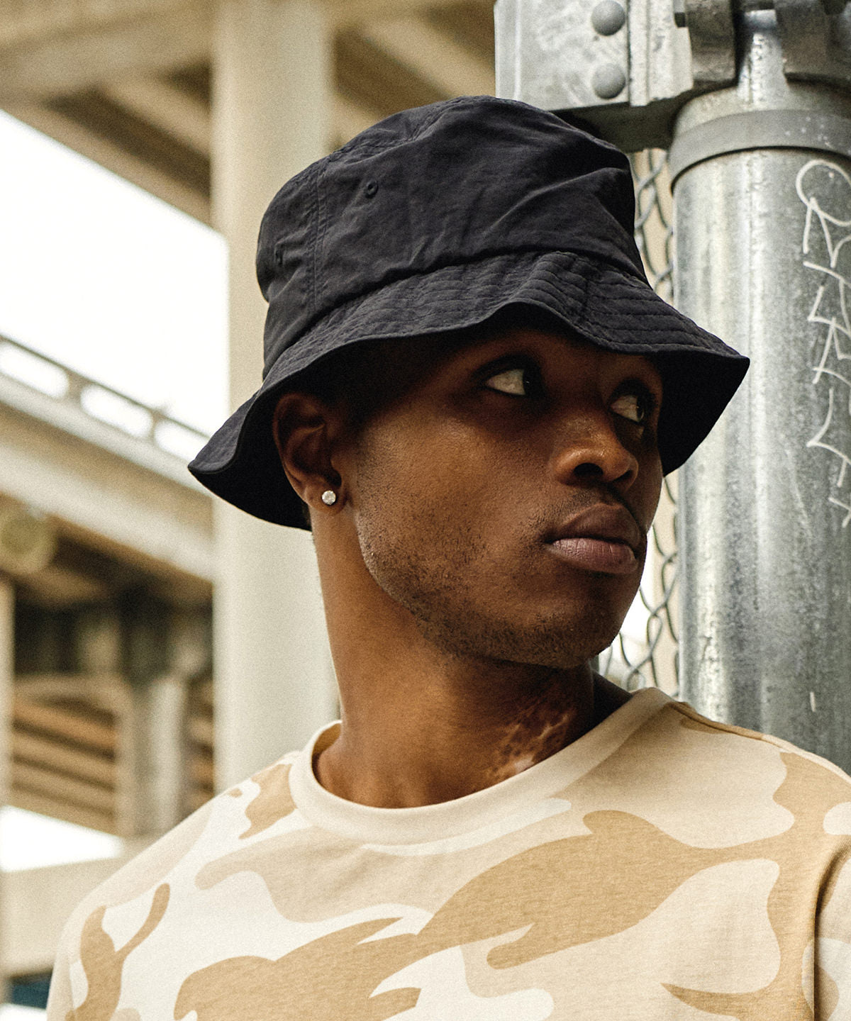 Flexfit / Yupoong Water-repellent bucket hat (5003WR) Black