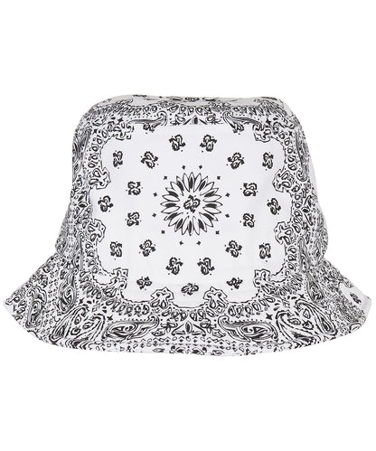 Flexfit / Yupoong Bandana print bucket hat (5003BP) Black