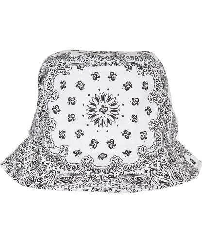 Flexfit / Yupoong Bandana print bucket hat (5003BP) White