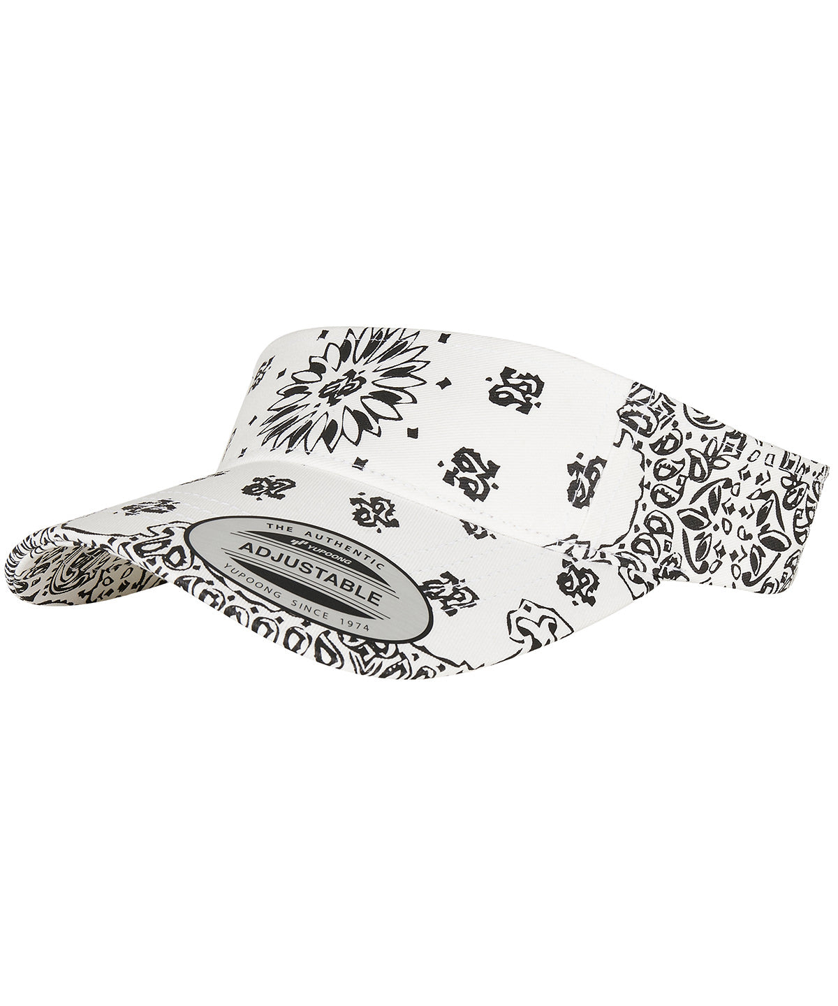 Flexfit / Yupoong Bandana print visor (8888BP) Black