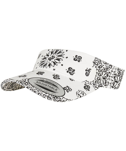 Flexfit / Yupoong Bandana print visor (8888BP) Black