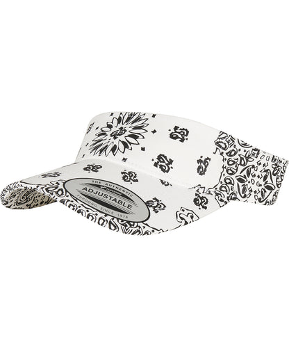 Flexfit / Yupoong Bandana print visor (8888BP) White