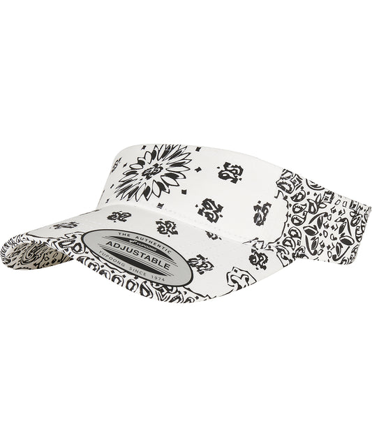 Flexfit / Yupoong Bandana print visor (8888BP) White
