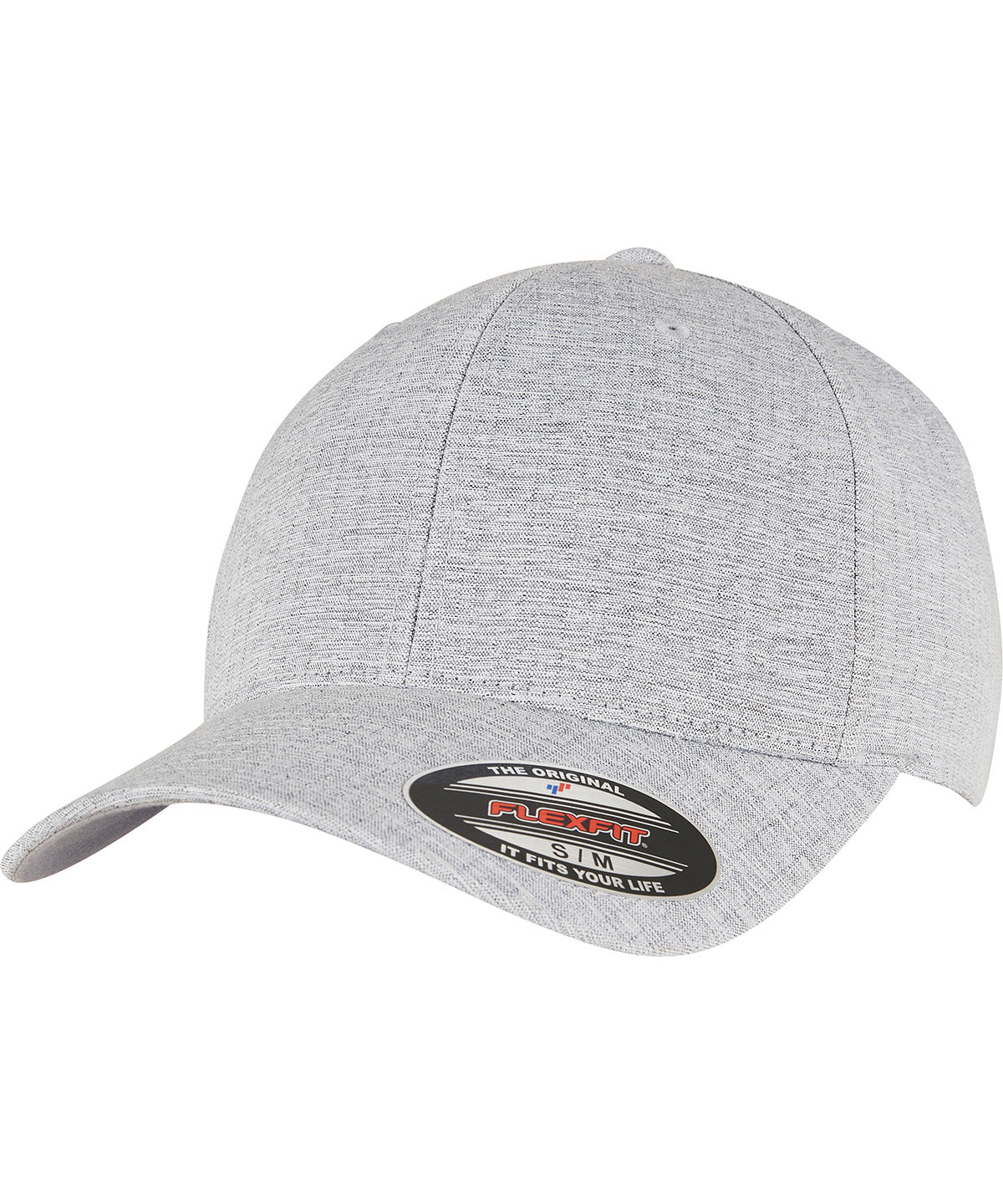 Flexfit / Yupoong Flexfit heatherlight cap (6350) Melange Dark Grey