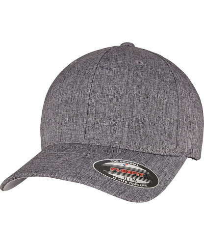 Flexfit / Yupoong Flexfit heatherlight cap (6350) Melange Dark Grey