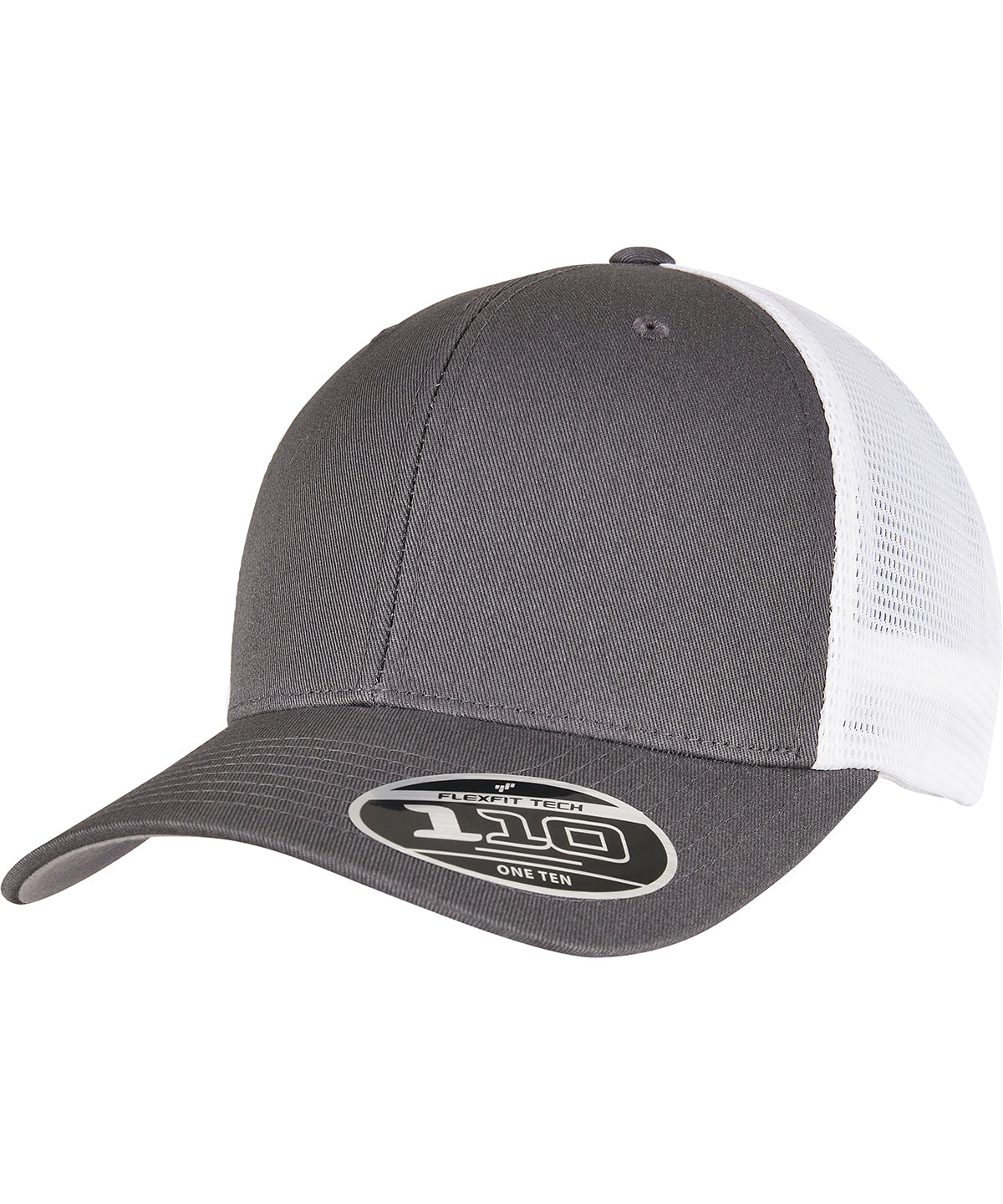 Flexfit / Yupoong 110 mesh 2-tone cap (110MT) Charcoal/White