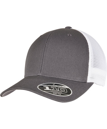 Flexfit / Yupoong 110 mesh 2-tone cap (110MT) Charcoal/White
