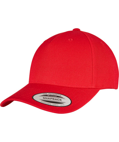 Flexfit / Yupoong YP classics 5-panel premium curved visor snapback cap (5789M) Ballad Blue