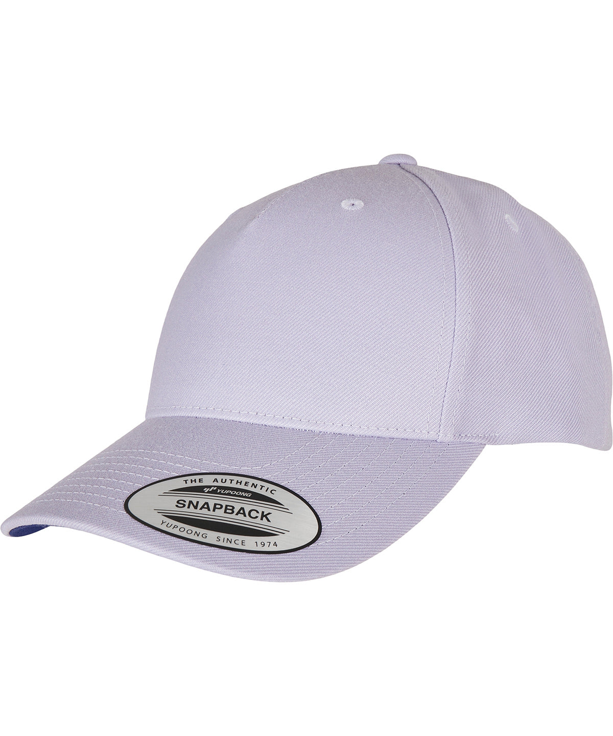 Flexfit / Yupoong YP classics 5-panel premium curved visor snapback cap (5789M) Light Purple