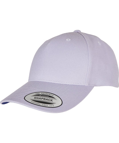 Flexfit / Yupoong YP classics 5-panel premium curved visor snapback cap (5789M) Light Purple