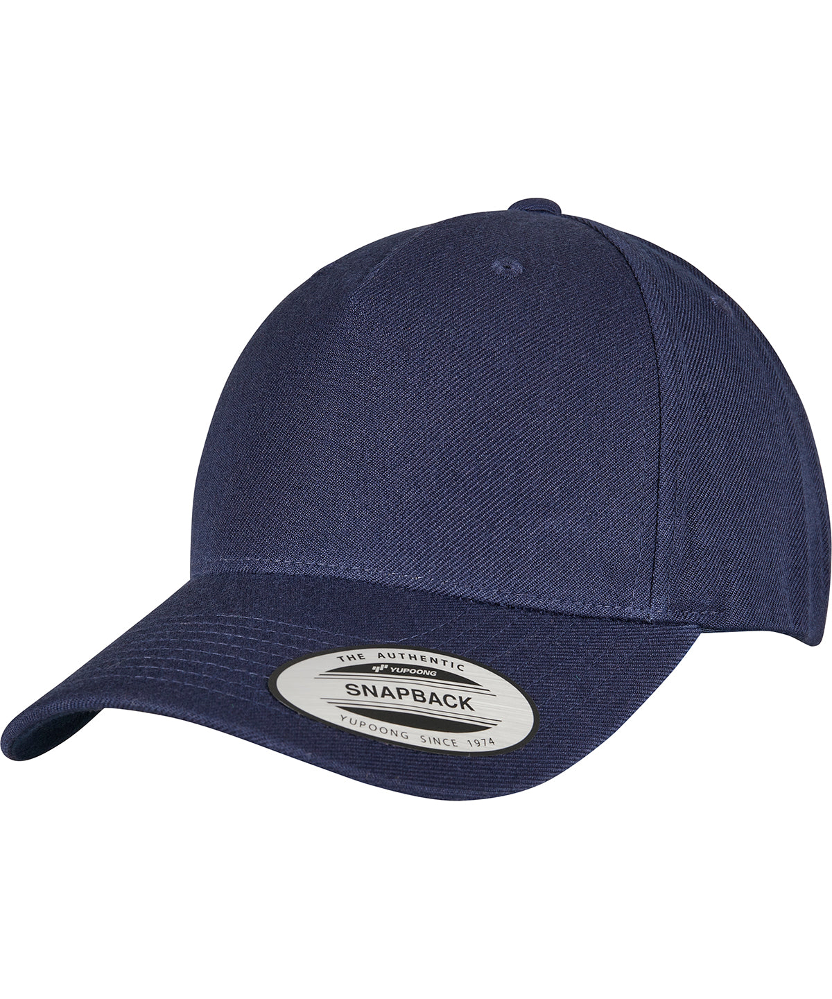 Flexfit / Yupoong YP classics 5-panel premium curved visor snapback cap (5789M) Navy
