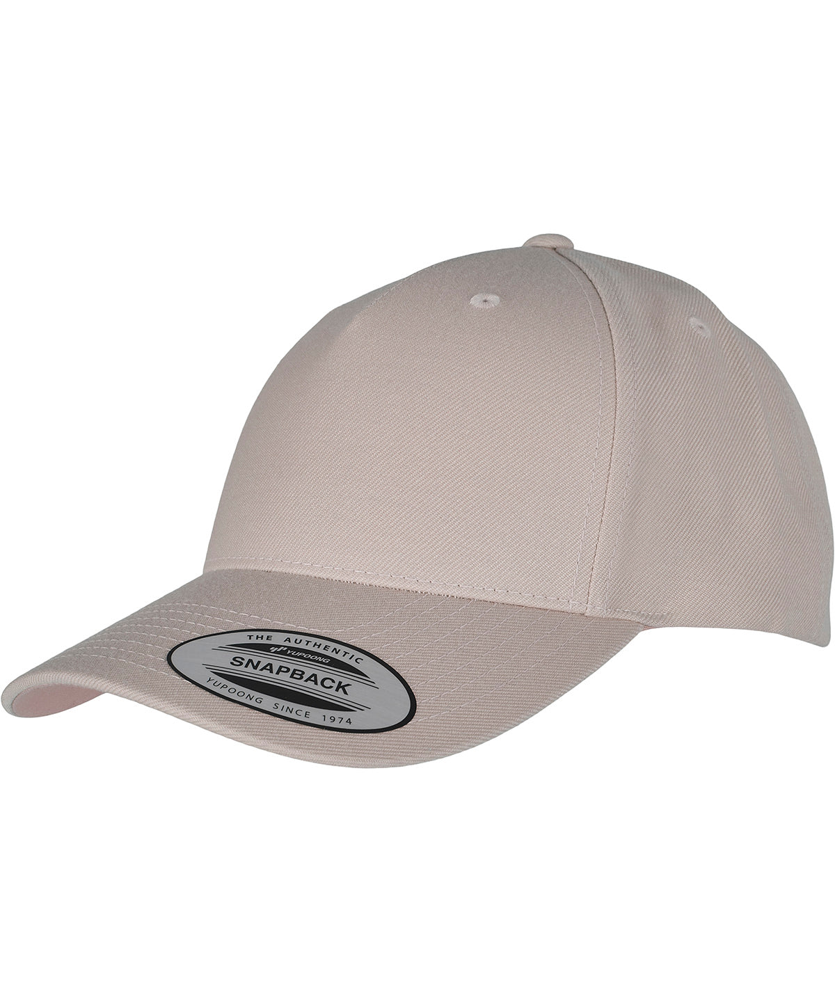 Flexfit / Yupoong YP classics 5-panel premium curved visor snapback cap (5789M) Stone