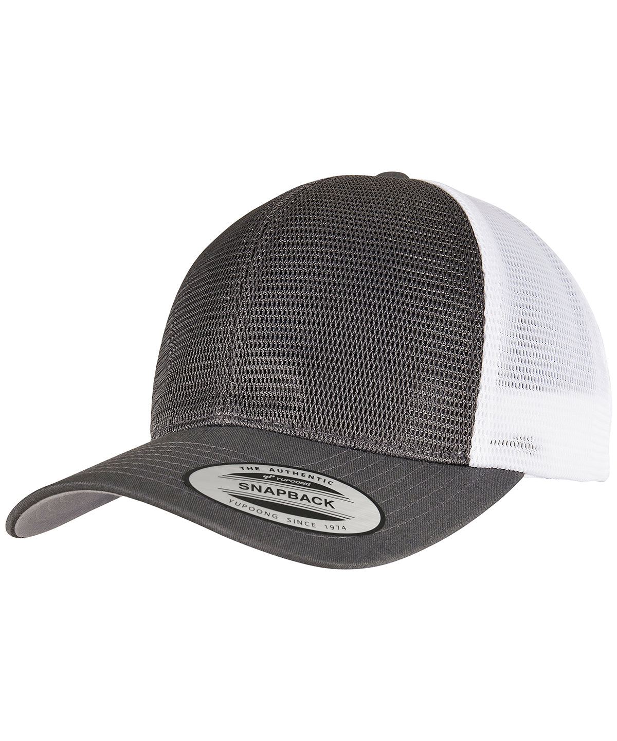 Flexfit / Yupoong 360° omnimesh 2-tone cap (6360T) Charcoal/White