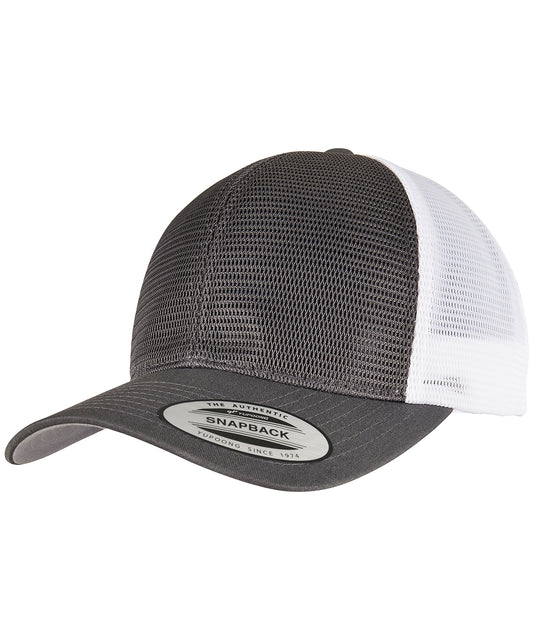 Flexfit / Yupoong 360° omnimesh 2-tone cap (6360T) Charcoal/White