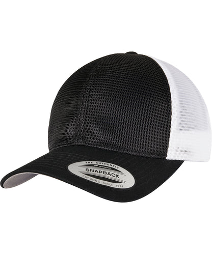 Flexfit / Yupoong 360° omnimesh 2-tone cap (6360T) Black/White