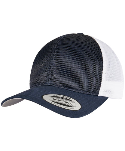 Flexfit / Yupoong 360° omnimesh 2-tone cap (6360T) Navy/White