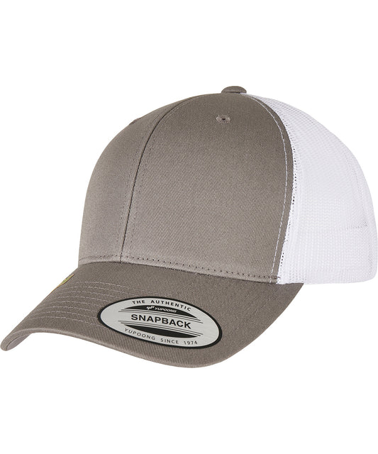 Flexfit / Yupoong YP classics recycled retro trucker cap 2-tone (6606RT) Grey/White