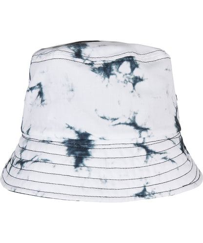 Flexfit / Yupoong Batik dye reversible bucket hat Black/White