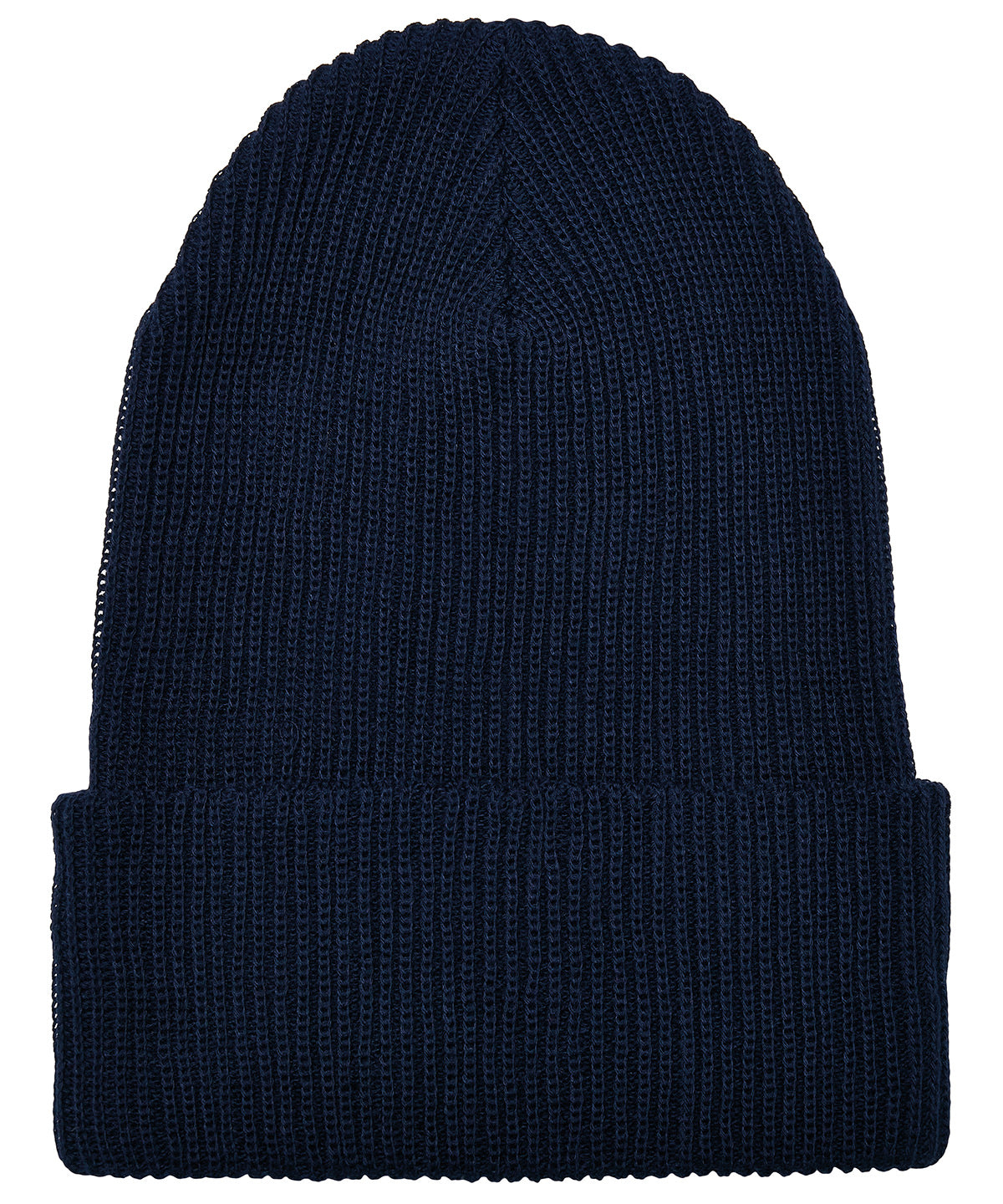 Flexfit / Yupoong Recycled yarn ribbed knit beanie (1504RY) Navy