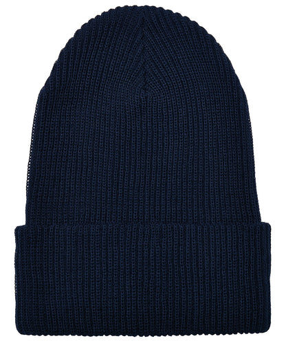 Flexfit / Yupoong Recycled yarn ribbed knit beanie (1504RY) Navy