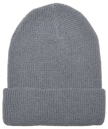 Flexfit / Yupoong Recycled yarn waffle knit beanie (1505RY) Grey