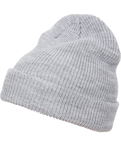 Flexfit / Yupoong Long knit beanie (1545K) Heather Grey