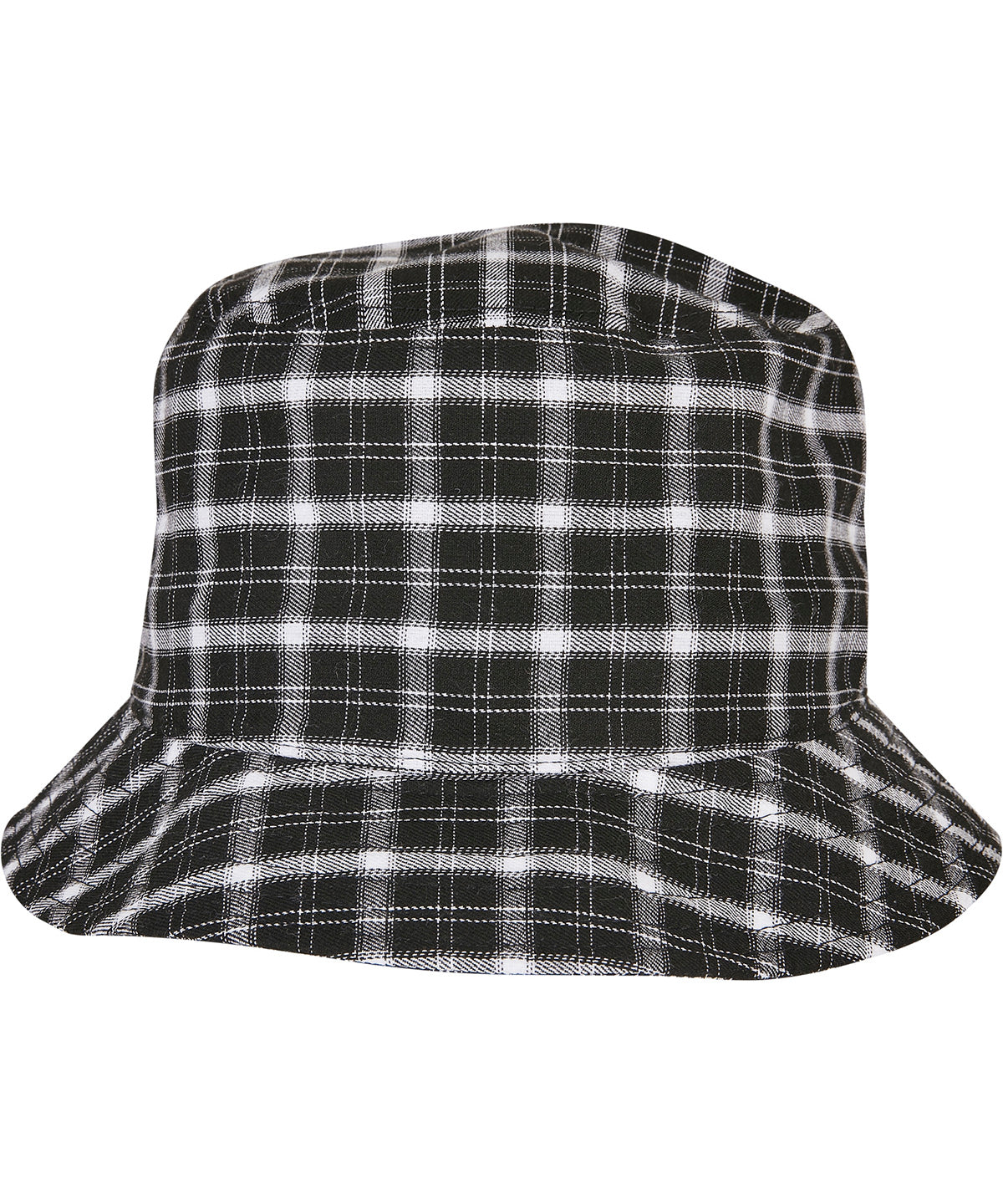 Flexfit / Yupoong Check bucket hat (5003C) Black/Grey