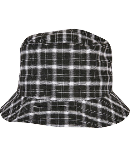 Flexfit / Yupoong Check bucket hat (5003C) Black/Grey